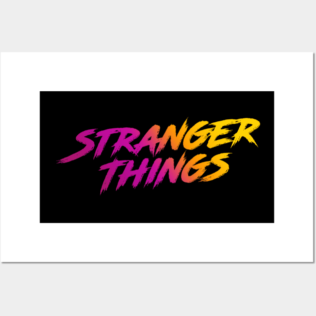 80s Stranger Things Wall Art by zerobriant